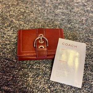 Beautiful Red Coach Wallet!